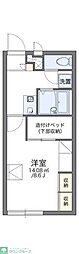 レオパレスプラザ 1Kの間取図画像