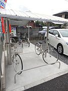 ♪屋根付き駐輪場！♪