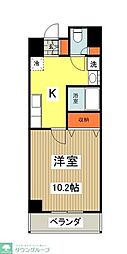 フォーリア 1Kの間取図画像