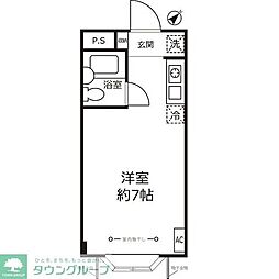 ARKHOUSEF ワンルームの間取図画像
