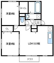 PARADOR 2LDKの間取図画像
