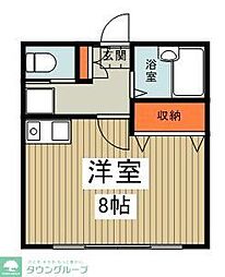KTビル ワンルームの間取図画像