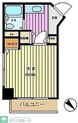 豊田ダイカンプラザ 1Kの間取図画像
