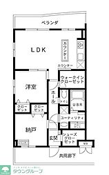 マルベリー 2LDKの間取図画像