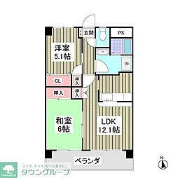 間取図画像 2DK