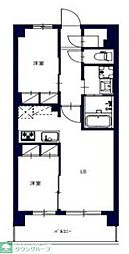 センチュリー八王子ルミエール 2LDKの間取図画像