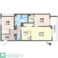 物件の間取り