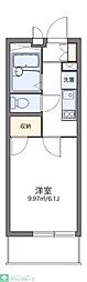 レオパレスK5 1Kの間取図画像