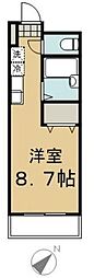 第6宮田ビル ワンルームの間取図画像