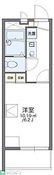 レオパレス湯島 1Kの間取図画像
