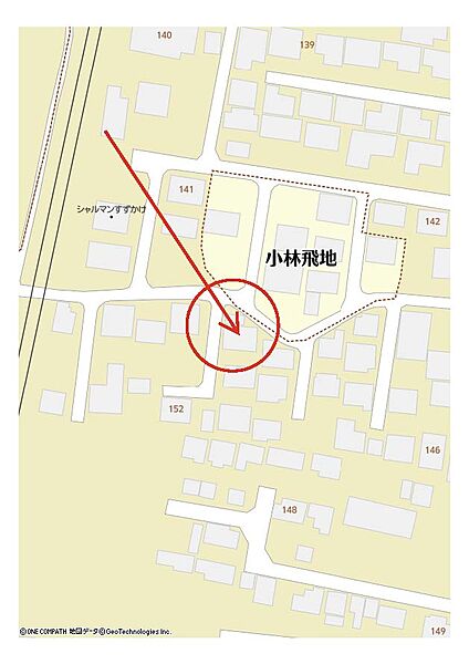 地図を拡大表示
