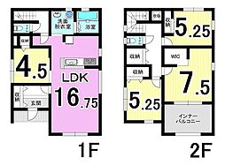 大垣市津村町　3号棟　全4棟　新築戸建