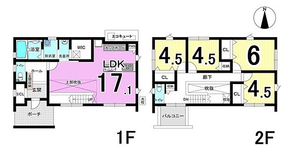 間取りを拡大表示