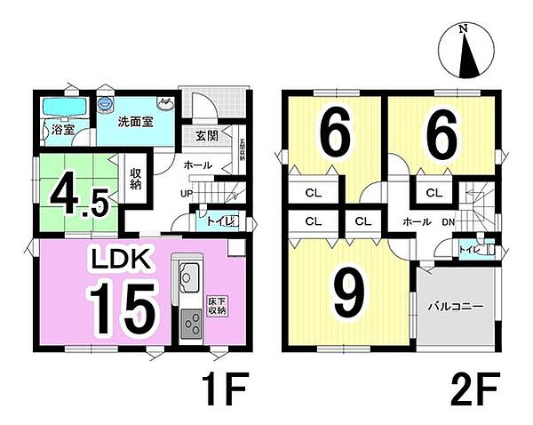 間取りを拡大表示