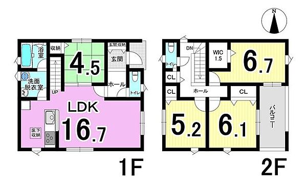 間取りを拡大表示