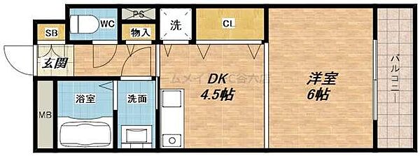 マンション一心堂 ｜大阪府大阪市東成区東小橋1丁目(賃貸マンション1DK・3階・30.60㎡)の写真 その2