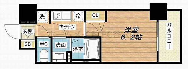 プレサンス難波インフィニティ ｜大阪府大阪市浪速区日本橋東2丁目(賃貸マンション1K・5階・21.66㎡)の写真 その2