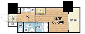 エスリード福島グレイス  ｜ 大阪府大阪市福島区鷺洲4丁目3-1（賃貸マンション1K・8階・21.17㎡） その2