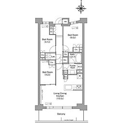 間取図画像 3LDK