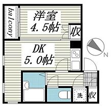 東京都練馬区石神井台2丁目（賃貸アパート1DK・4階・24.80㎡） その2