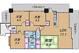 エンゼルハイム泉崎 4LDKの間取図画像