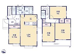 川崎市宮前区野川本町1丁目　新築戸建　全2棟　B号棟