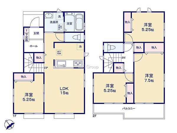 間取りを拡大表示