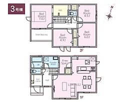 厚木市下川入01期 新築戸建 全3棟 3号棟