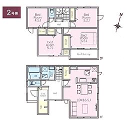 厚木市下川入01期 新築戸建 全3棟 2号棟
