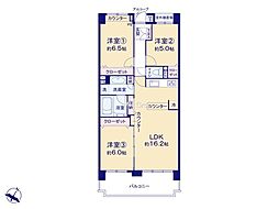 アイビーヒルズ久里浜壱番館 3LDKの間取図画像