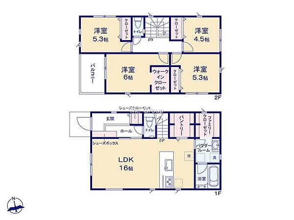 間取りを拡大表示