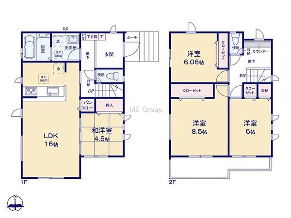 間取りを拡大表示