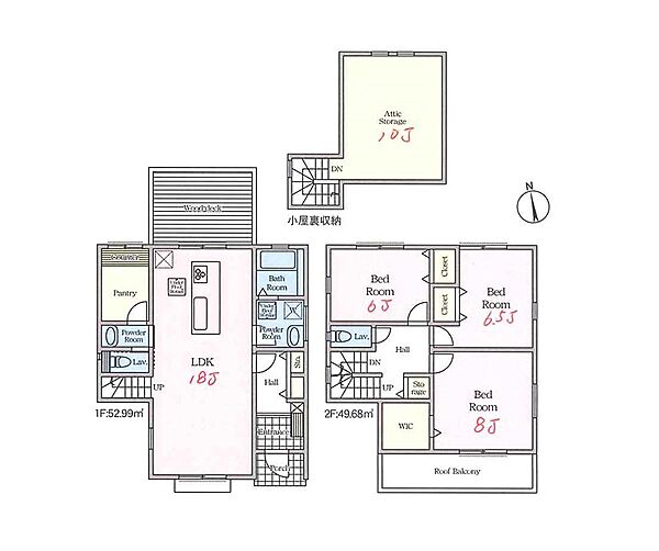 間取りを拡大表示