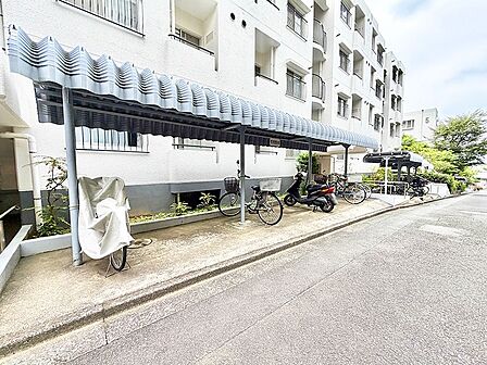 ■きちんと整備された駐輪場で、自転車の保管も安心です