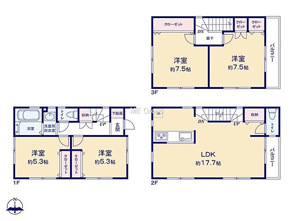 間取りを拡大表示