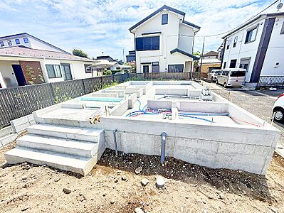 外観:1号棟 ■新しい暮らしが始まる場所で、家族の絆を深める 外観:1号棟 ■新しい暮らしが始まる場所で、家族の絆を深める