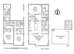 茅ヶ崎市東海岸北2丁目 新築戸建 全2棟 2号棟