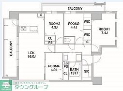 照葉クロススタイル WEST棟 9階