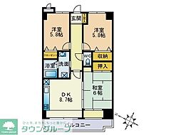 ヒルズ博多の森 2階