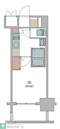 エルプレイス天神南 1Kの間取図画像