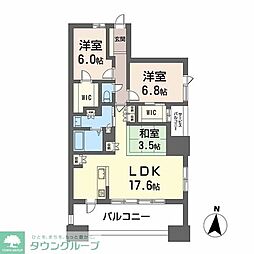 間取図画像 3LDK