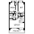 アプリークス百道浜2階13.7万円