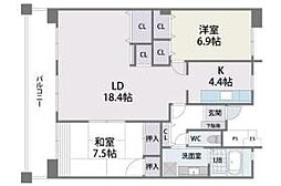 西鉄貝塚線 貝塚駅 徒歩6分 4階/-