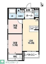 サクラテラス 箱崎宮 2LDKの間取図画像