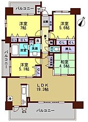物件の間取り