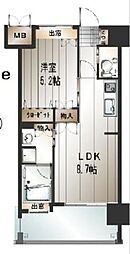 サヴォイフェアリーパーク 1LDKの間取図画像