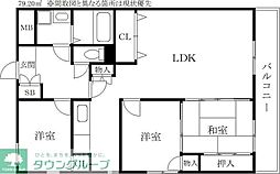 第二小林ビル 3LDKの間取図画像