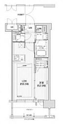 グランフォーレ大橋プレミア 1LDKの間取図画像