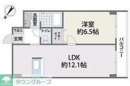 アイヴェール平尾 1LDKの間取図画像