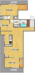 プルミエ室見 3LDKの間取図画像